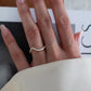 Kaia Stainless Steel Wave Ring