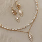 Aya Pearl necklace & earring set