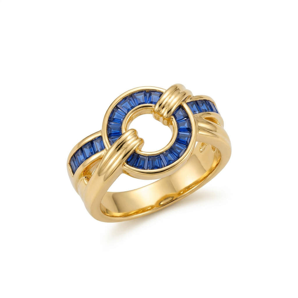 Nocturne Link Halo Ring