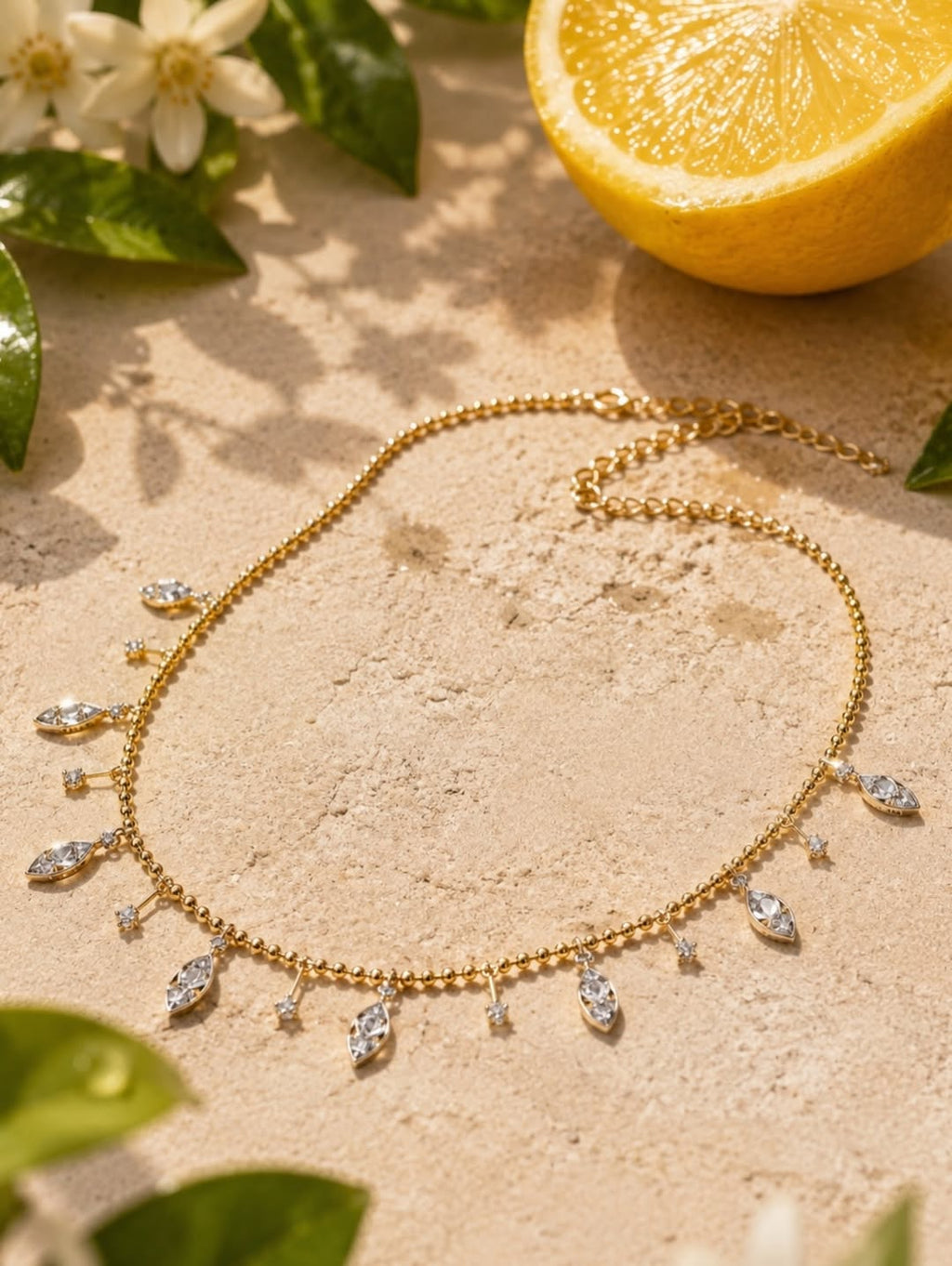 Livia Leaf Necklace for Women