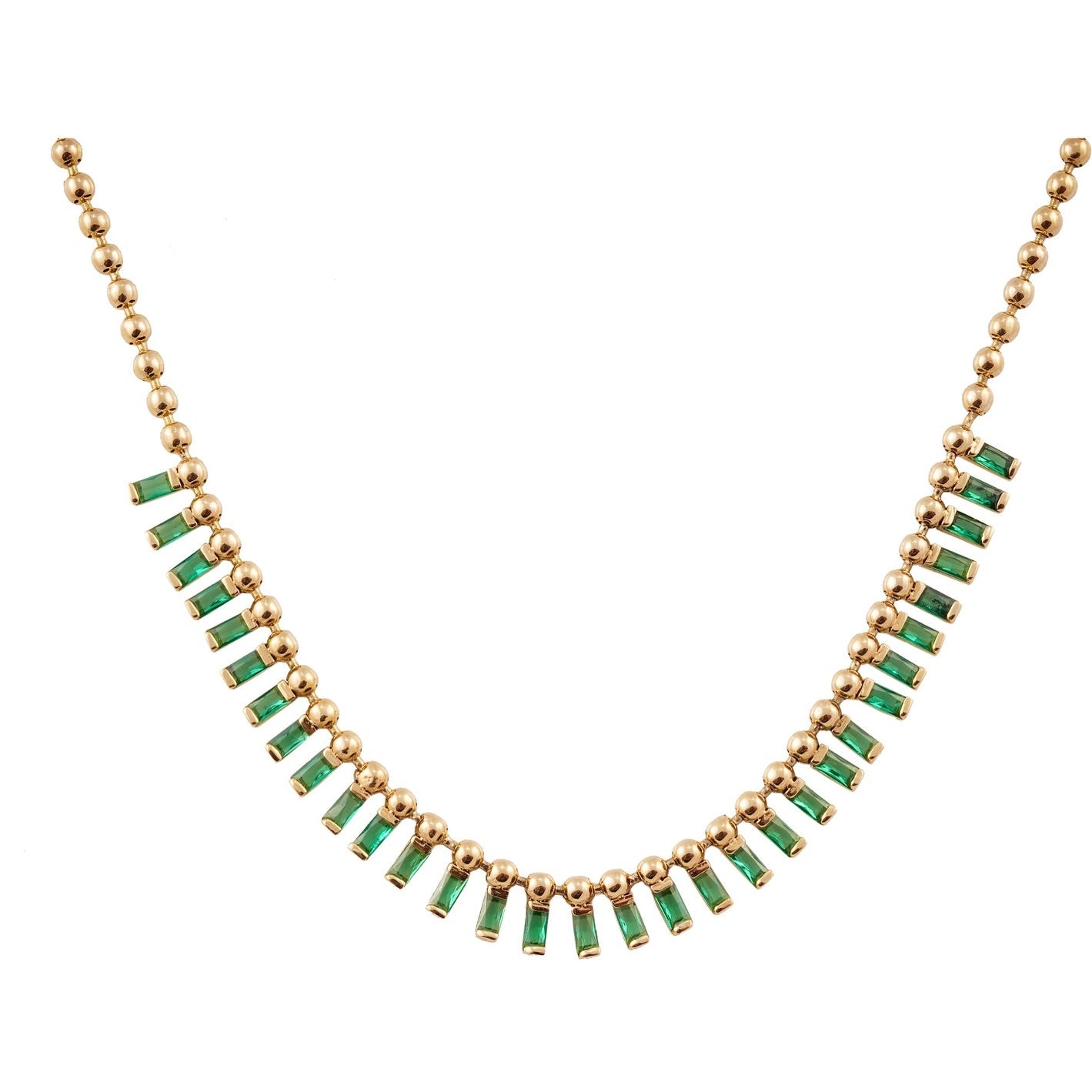 Ameira Choker Emerald Necklace