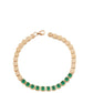Soraya Emerald Necklace and Bracelet Set