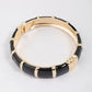 Enamel Ridge Cuff Bangles