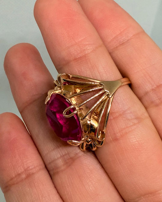 Ravina Vintage Ruby Ring
