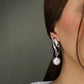 Selene Wave Pearl Earrings