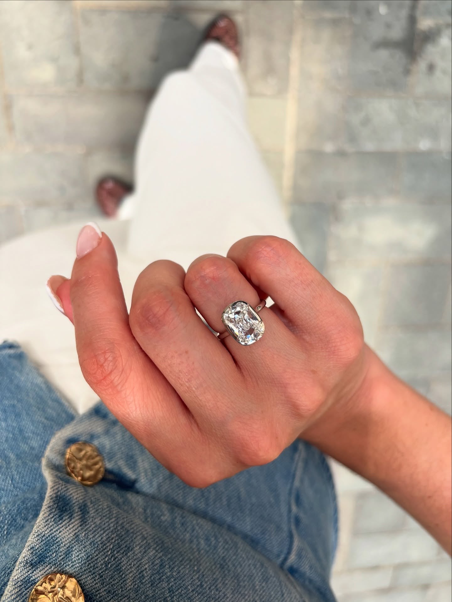 Cushion-Cut Classic Solitaire Ring