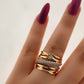 Triple Band Gold Ring