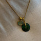 Verdant Aura Pendant Necklace