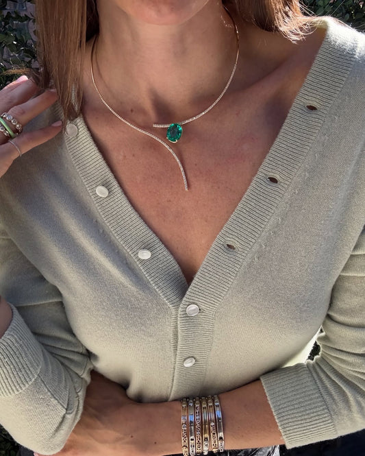 Verdara Curve Collar Necklace