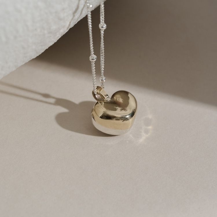 Soulpair Sterling Silver Heart Necklace