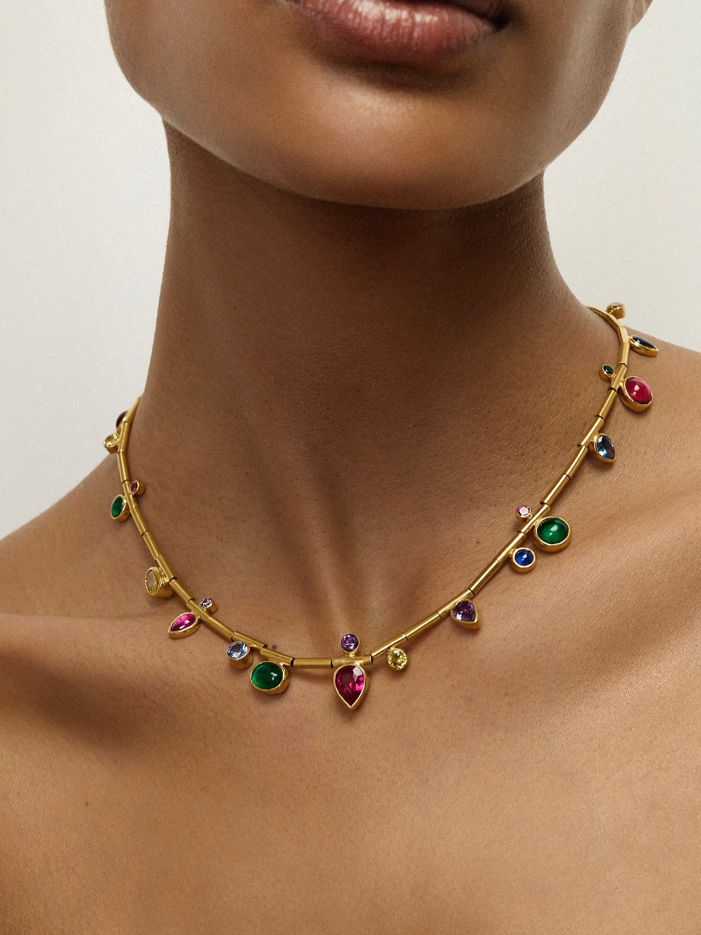 Elysian Jewel Drop Necklace