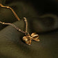 Mini Bow Gold Pendant Necklace