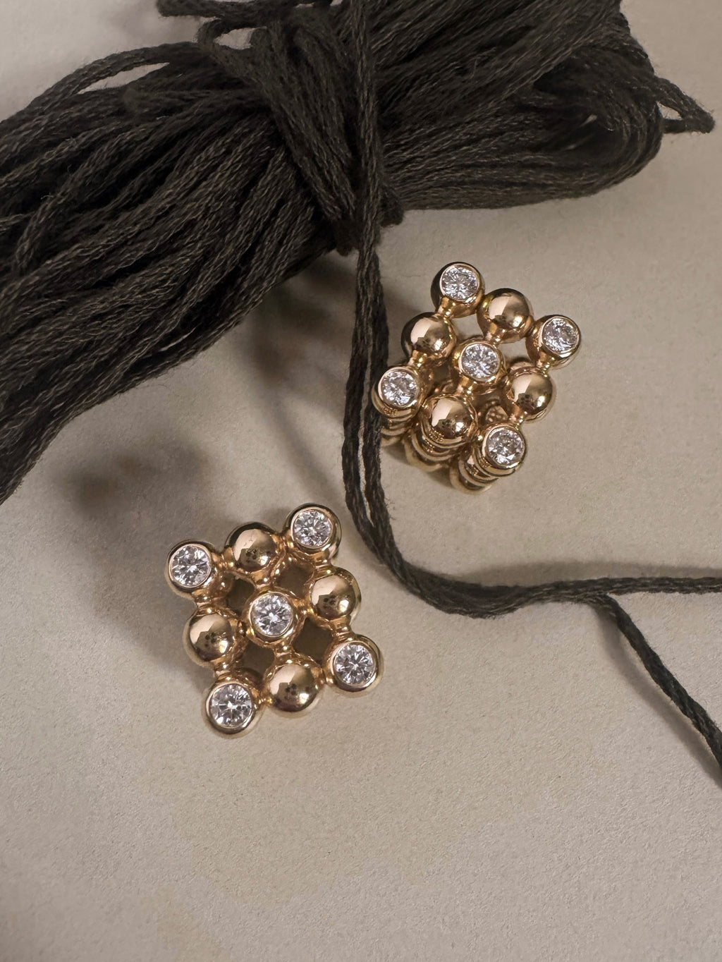 Oria Prism Stud Earrings