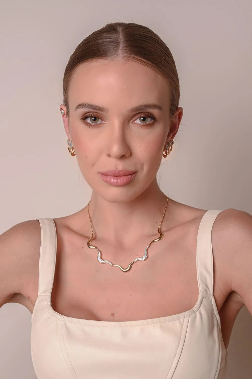 Crescent Constellation Choker