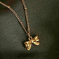 Mini Bow Gold Pendant Necklace
