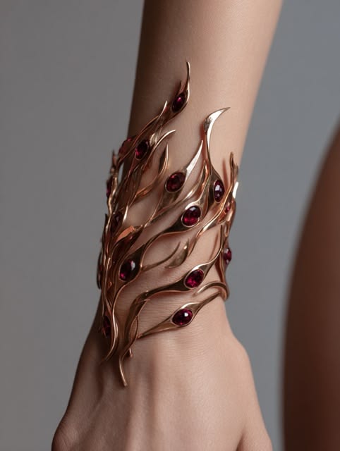 Ember Vine Cuff