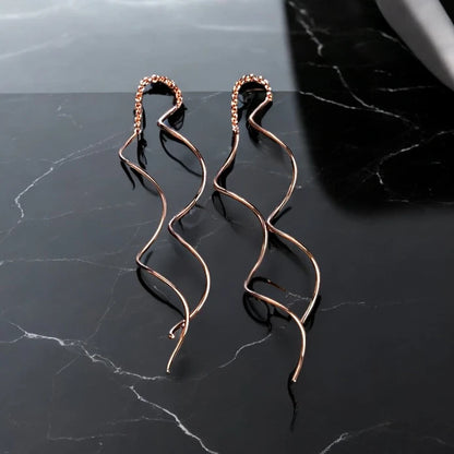 Sia Twisted tassel Earrings