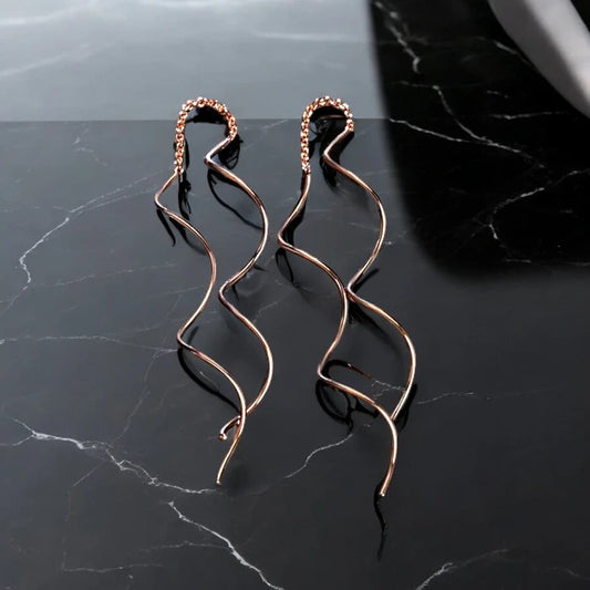Sia Twisted tassel Earrings