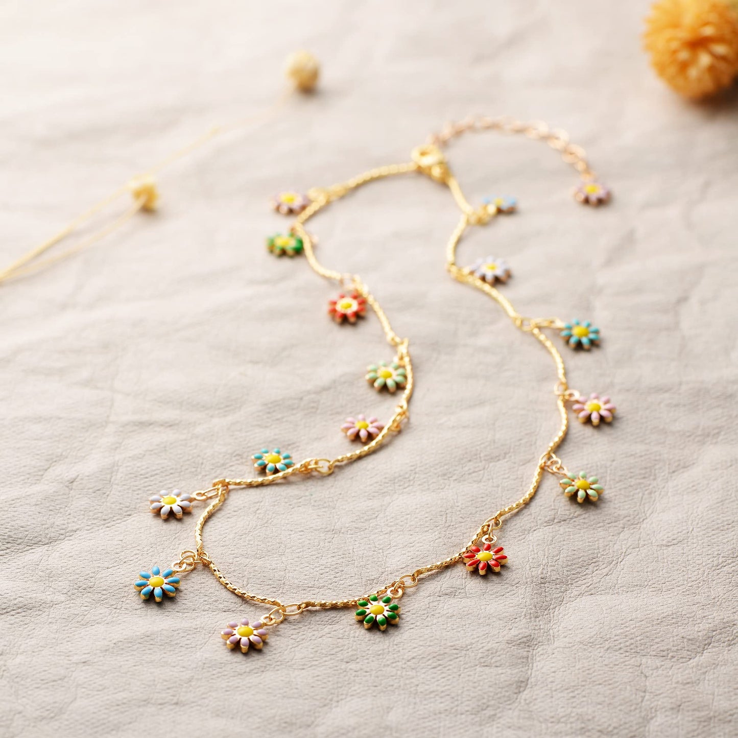 Flora Bloom Charm Necklace