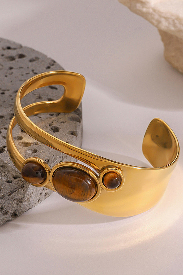 Terra Glow Statement Cuff