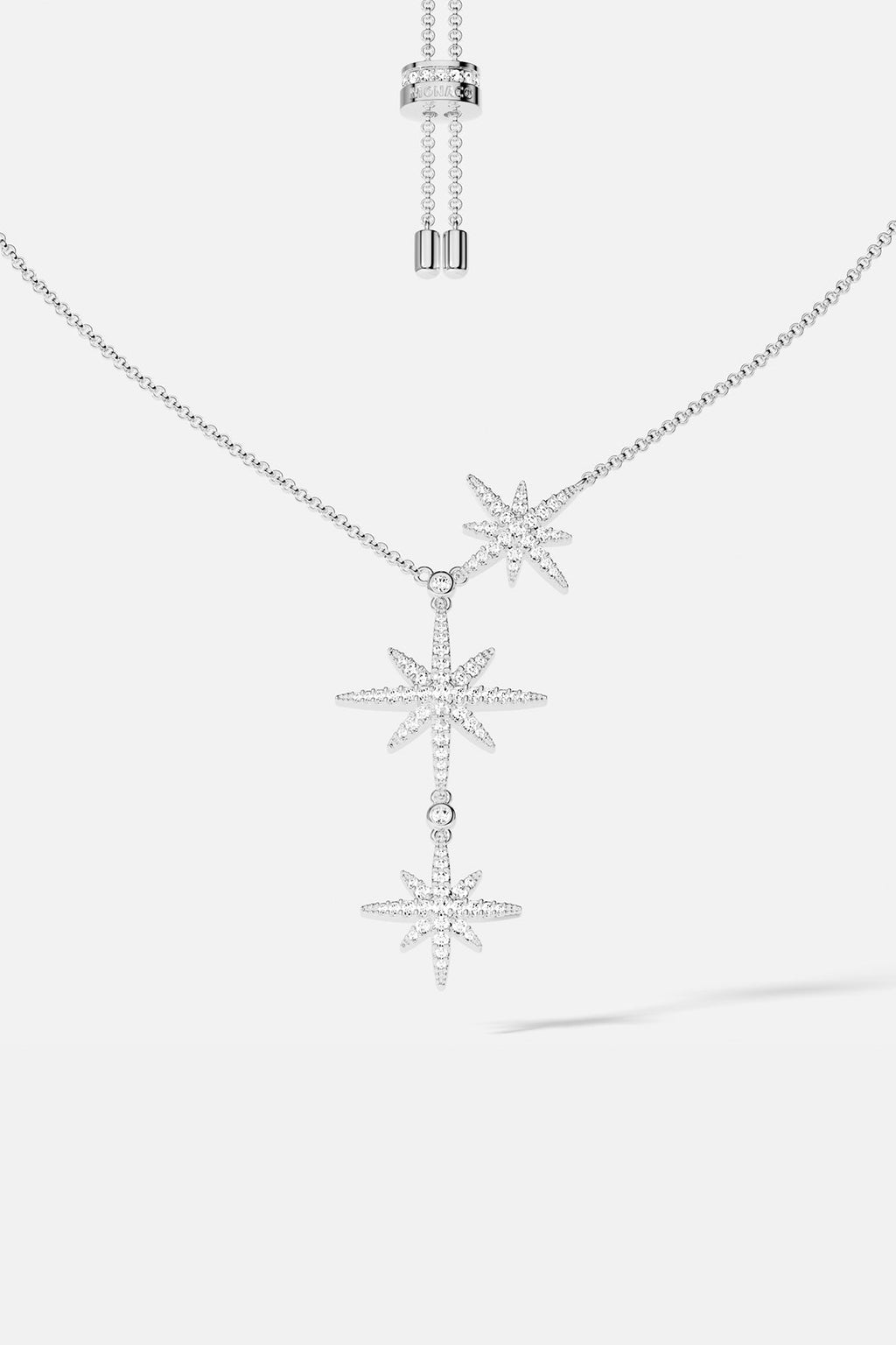 Astrafall Sterling Silver Adjustable Lariat Necklace