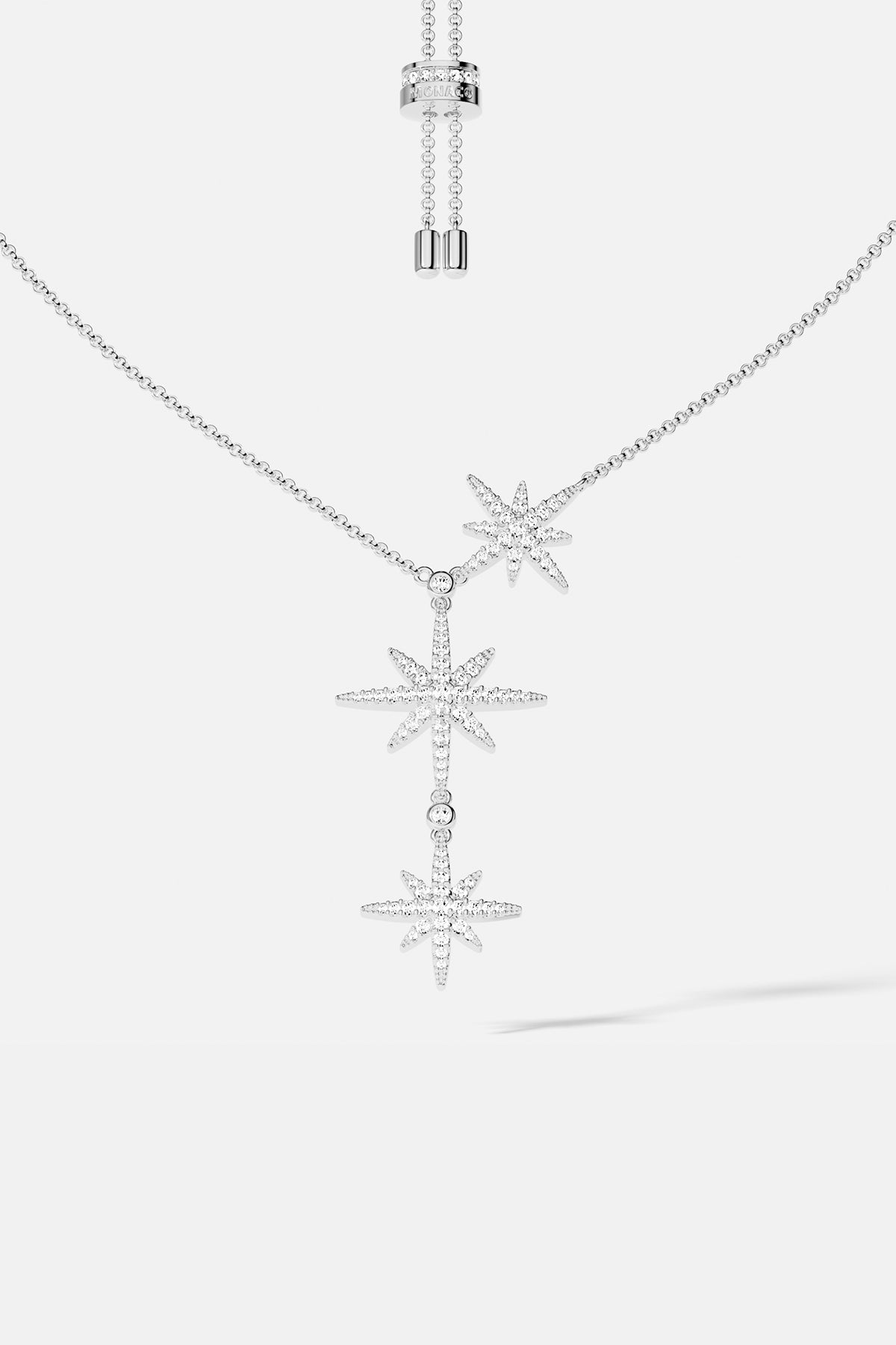 Astrafall Sterling Silver Adjustable Lariat Necklace