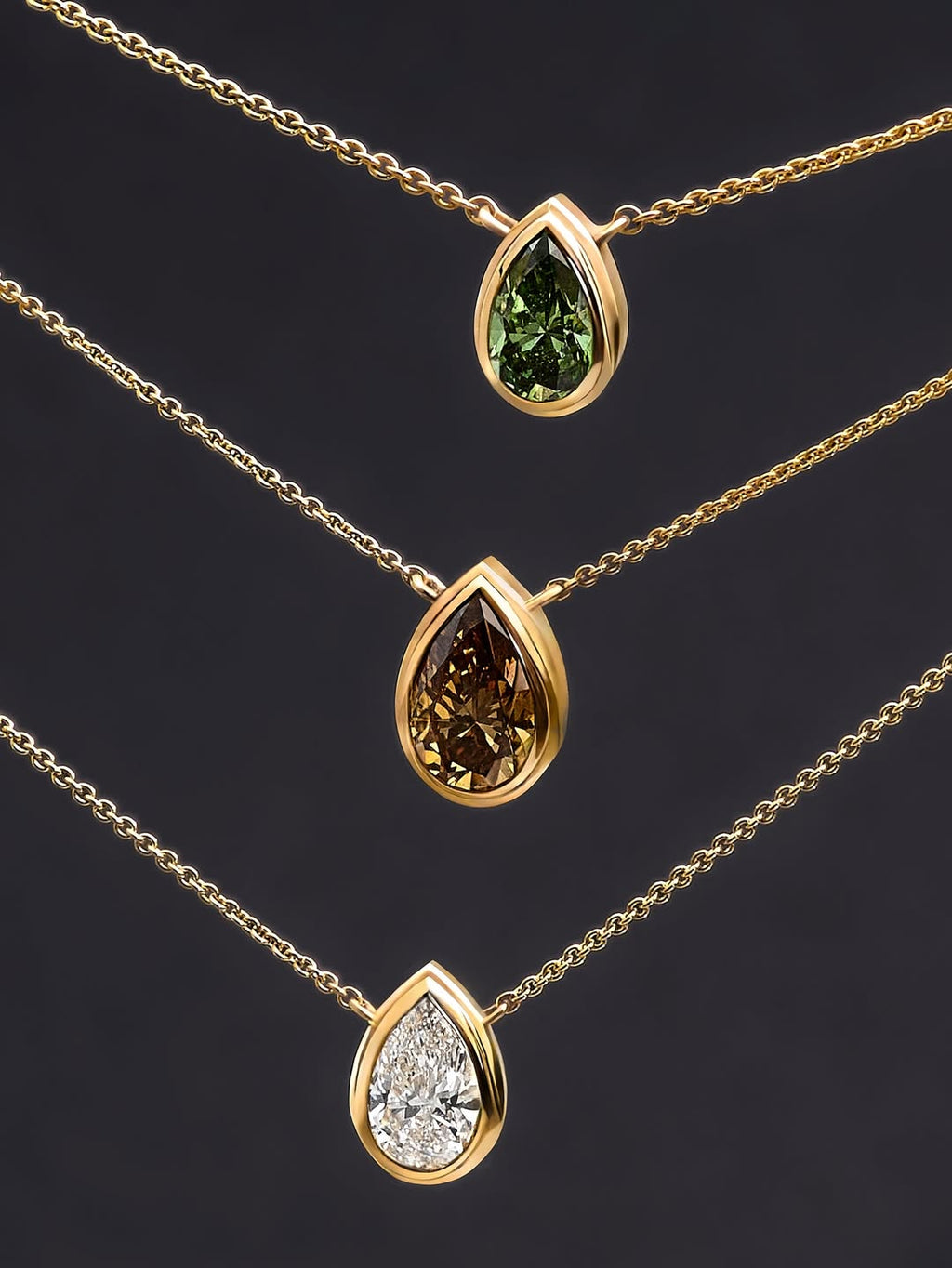 Elodie Pear Drop Pendant Necklace