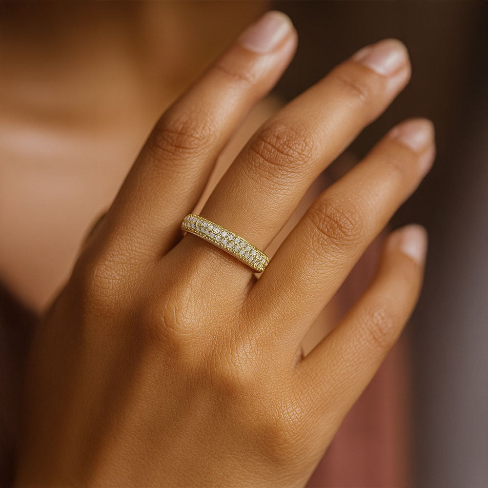 Valeria Zircon Ring Set for Women