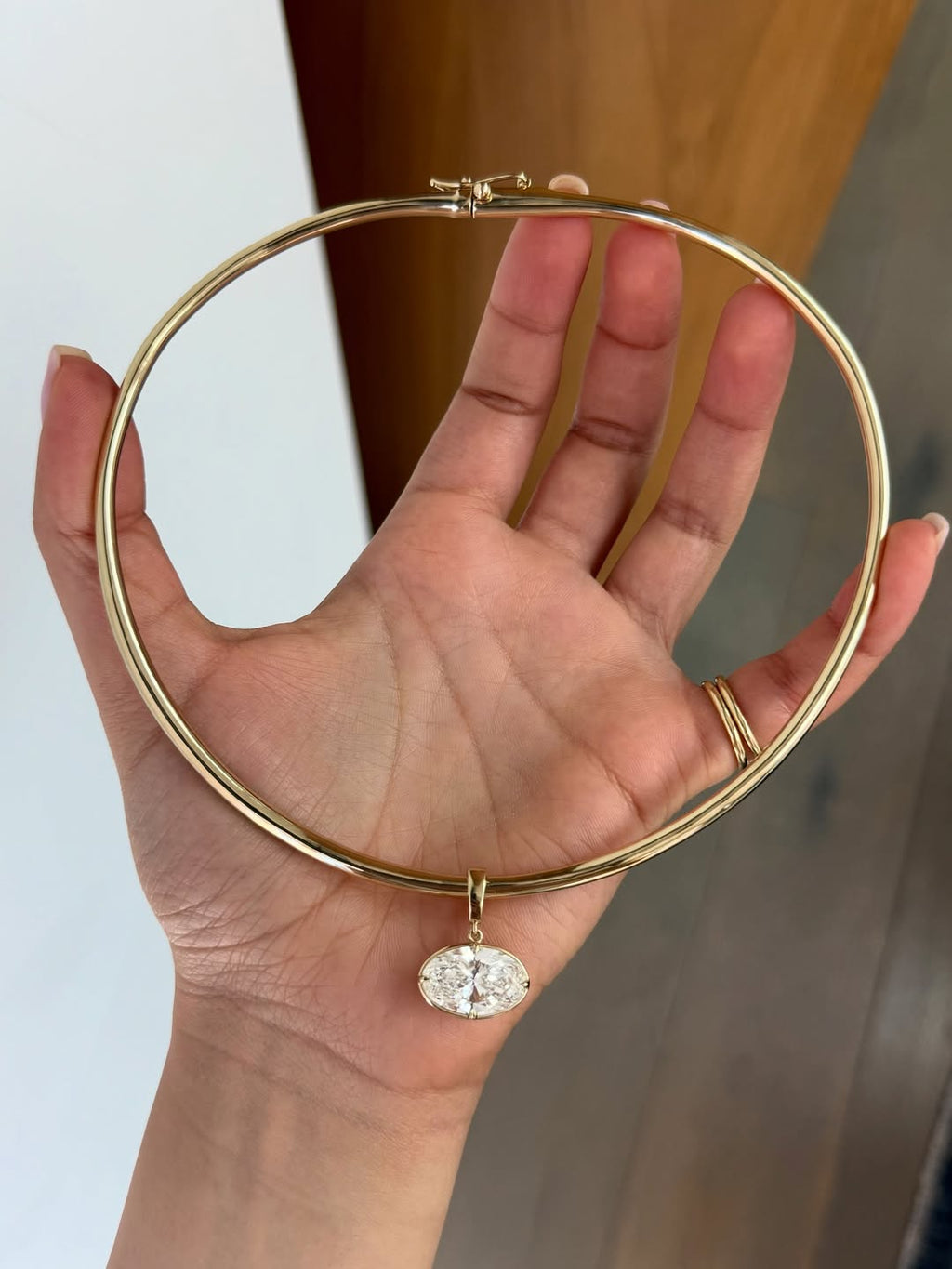 Coin Pendant Torque Necklace