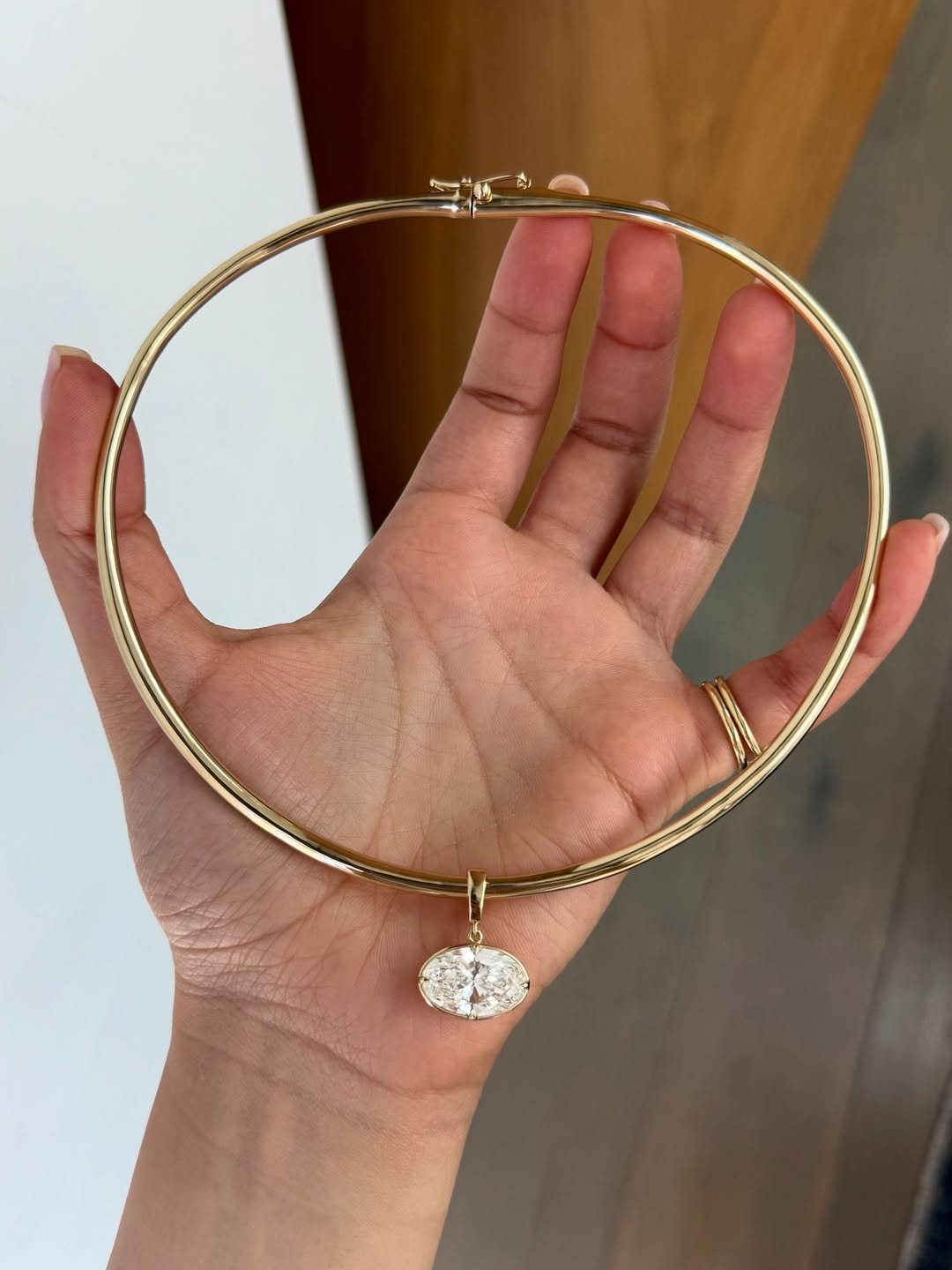 Coin Pendant Torque Necklace