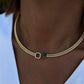 Naomi Convertible Emerald Collar Necklace