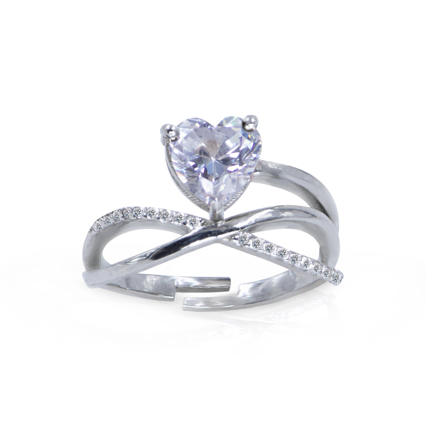 Amor infinity Heart Ring