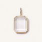 Baguette Heartfelt Crystal Pendant for Women