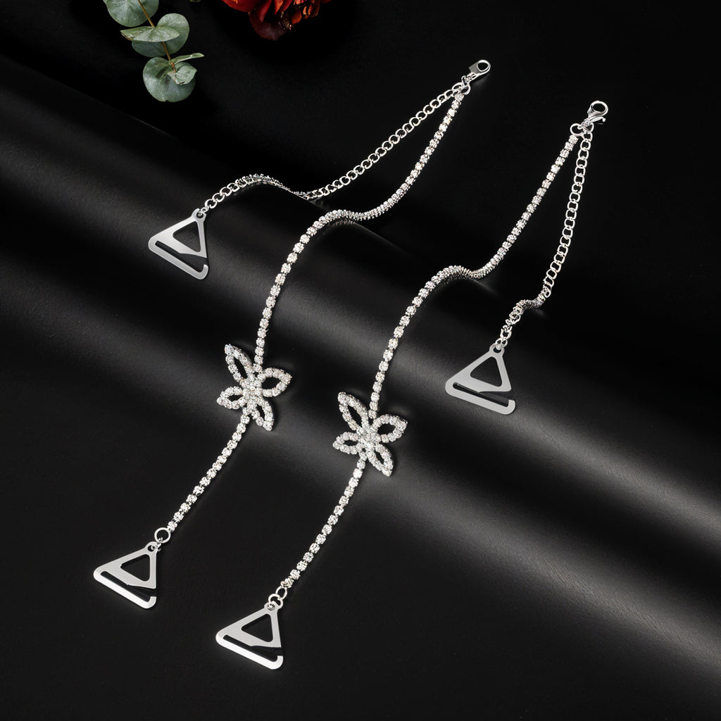 Elysia Crystal Butterfly Shoulder Strap