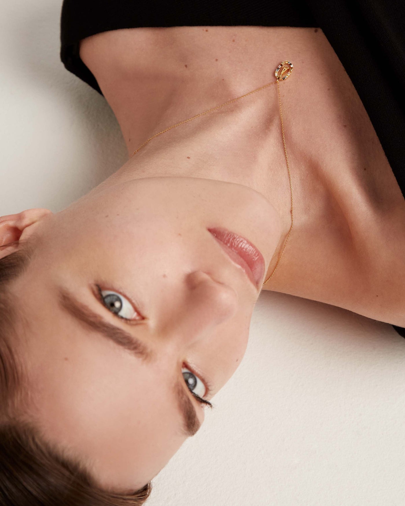 Celeste Initial Spark Necklace