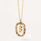 Celeste Initial Spark Necklace