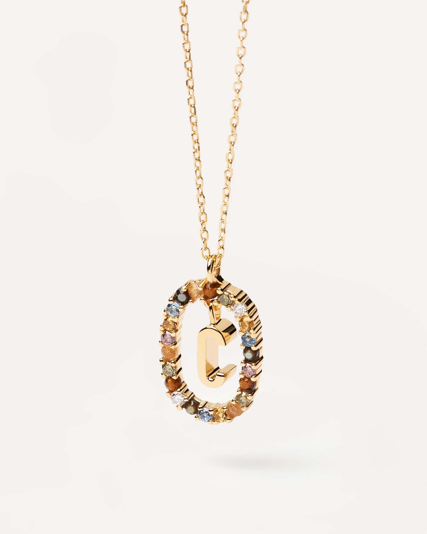 Celeste Initial Spark Necklace