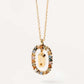 Celeste Initial Spark Necklace