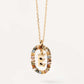 Celeste Initial Spark Necklace