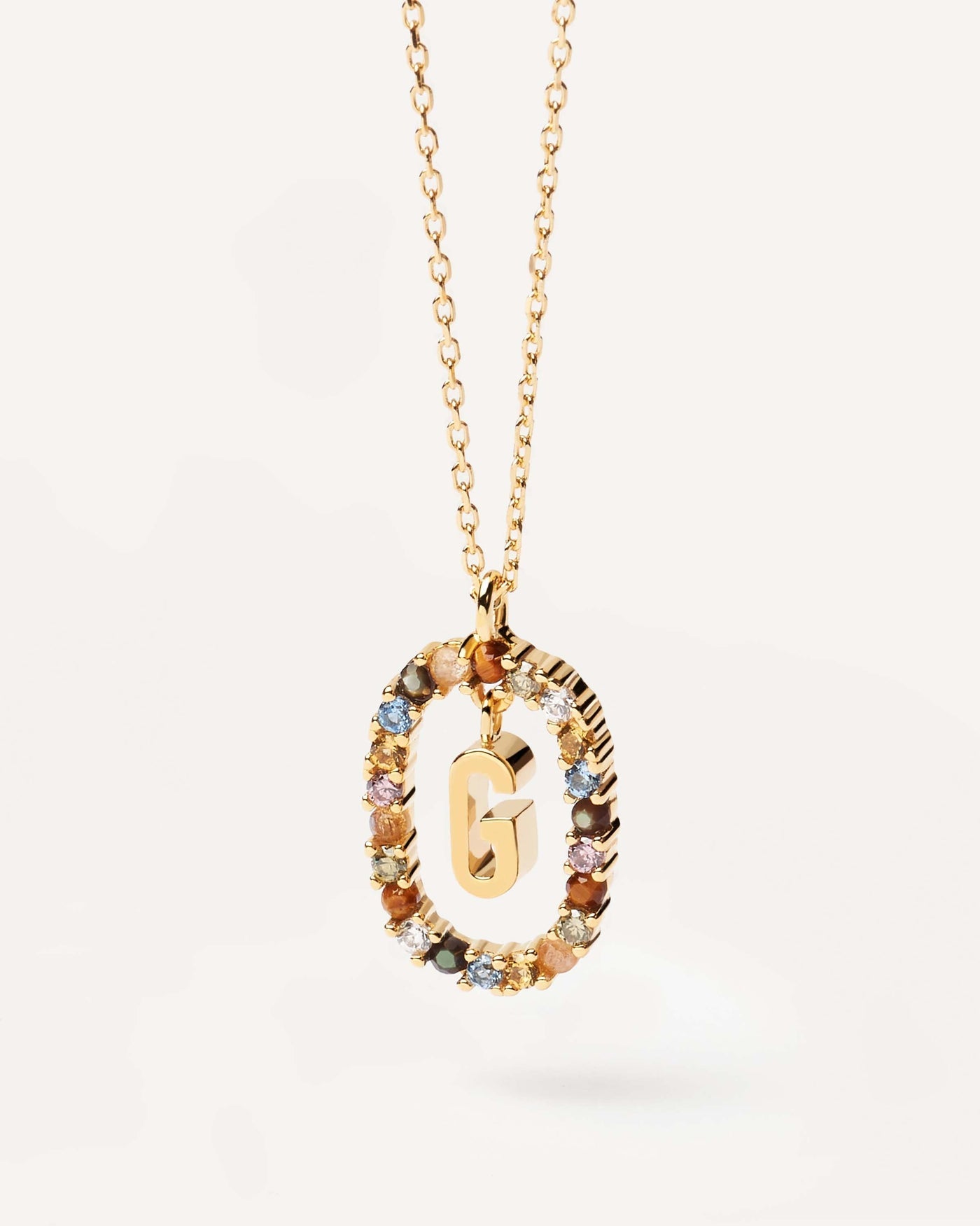 Celeste Initial Spark Necklace