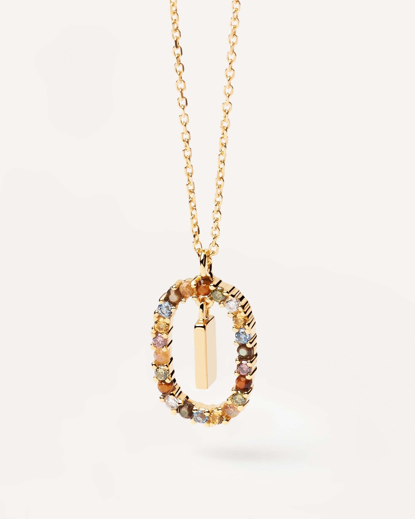 Celeste Initial Spark Necklace
