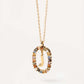 Celeste Initial Spark Necklace