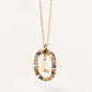 Celeste Initial Spark Necklace