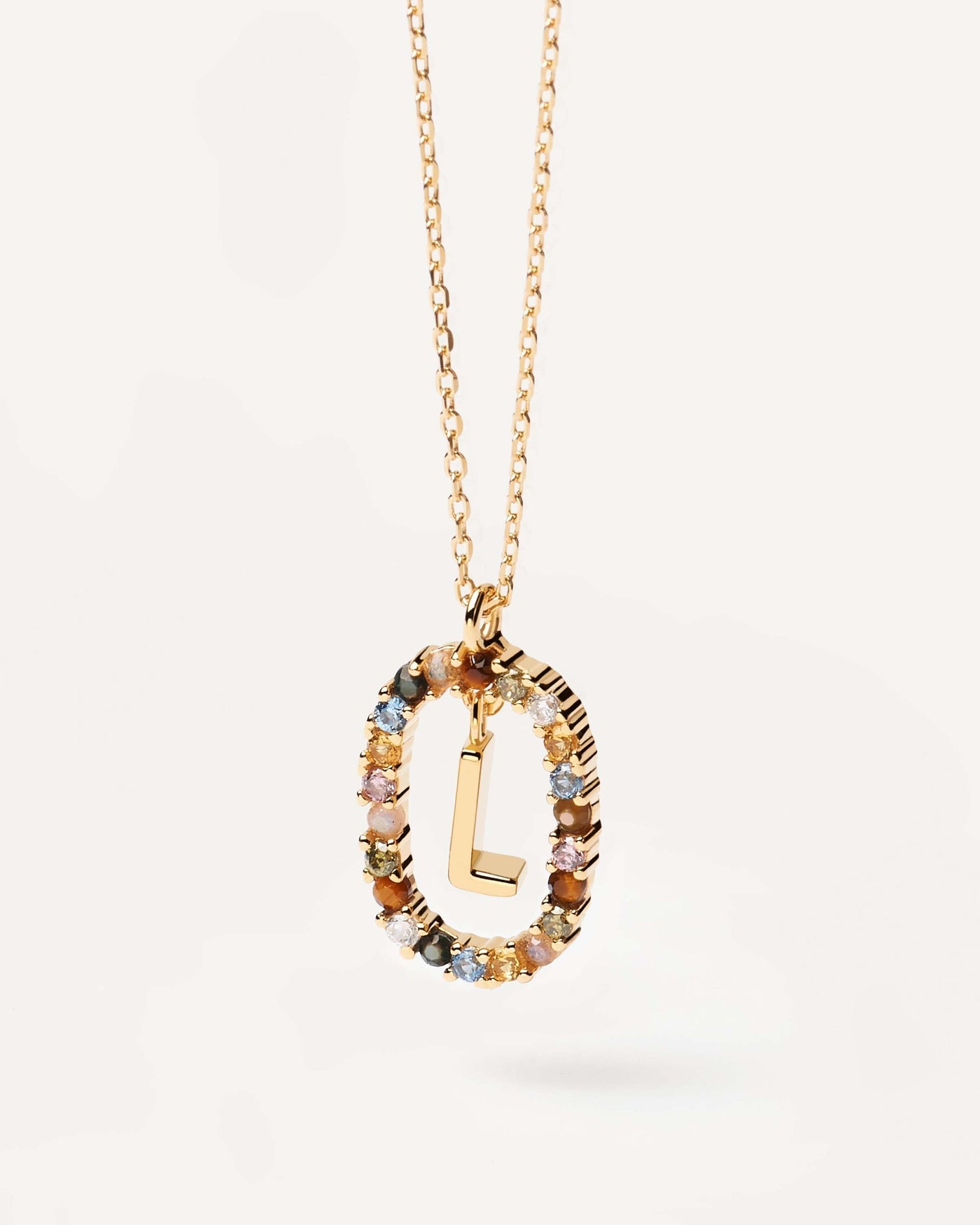 Celeste Initial Spark Necklace