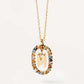 Celeste Initial Spark Necklace