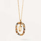 Celeste Initial Spark Necklace