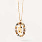 Celeste Initial Spark Necklace