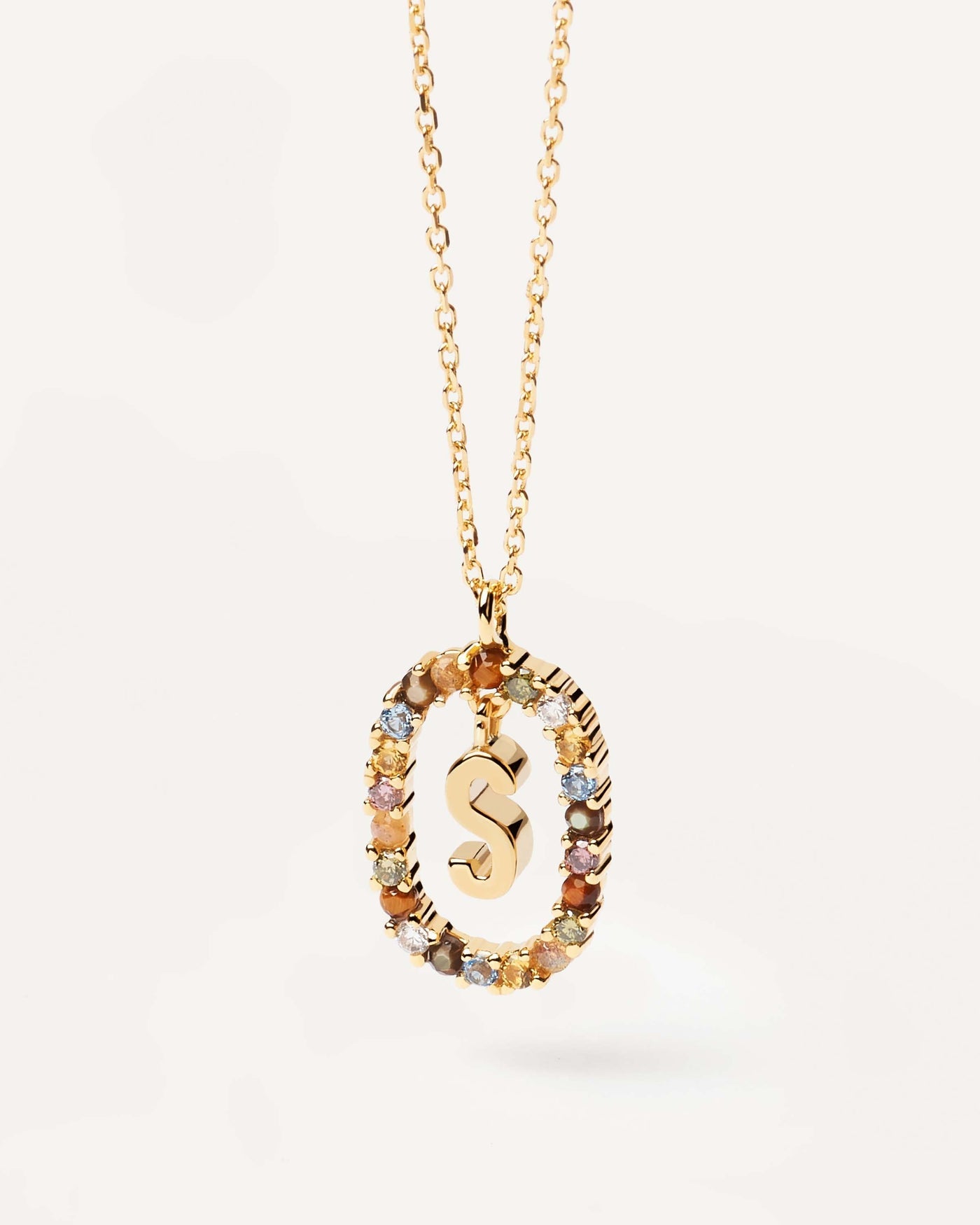 Celeste Initial Spark Necklace