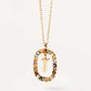 Celeste Initial Spark Necklace