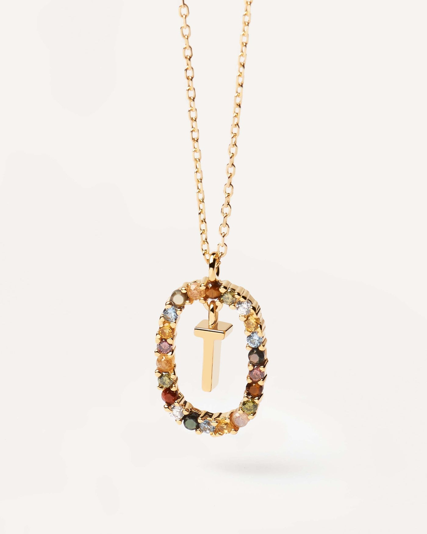 Celeste Initial Spark Necklace
